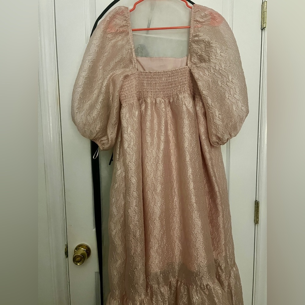 Textured puff sleeve dress from Anthro - Picture 3 of 3